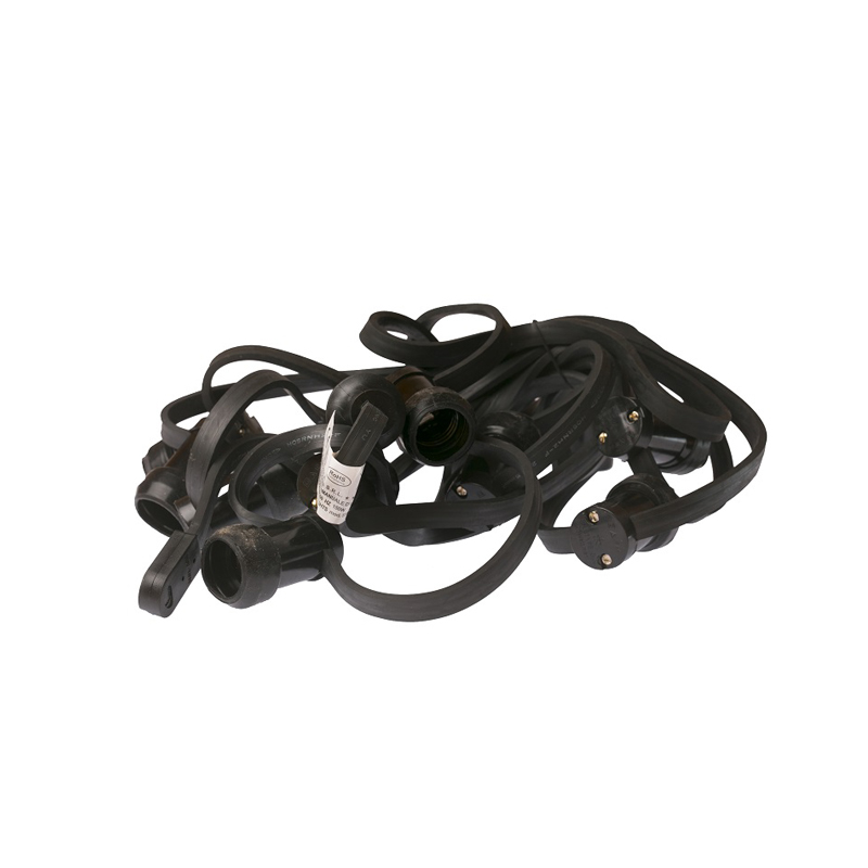 Featured image for “CAVO NERO - 10 PORTALAMPADA - 11 MT”