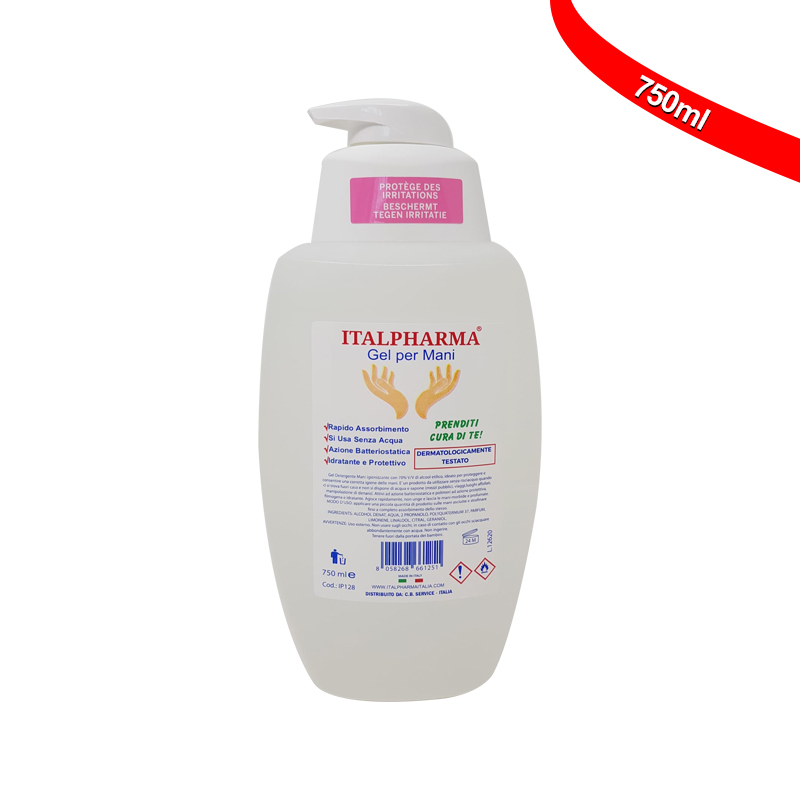 Featured image for “GEL PER MANI - FLACONE DA 750 ml”