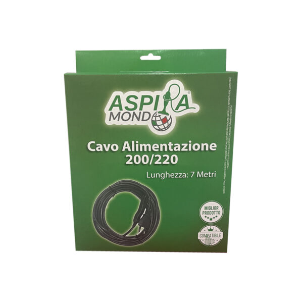 CAVO ALIMENTAZIONE 7MT 200/220 IN SCATOLA