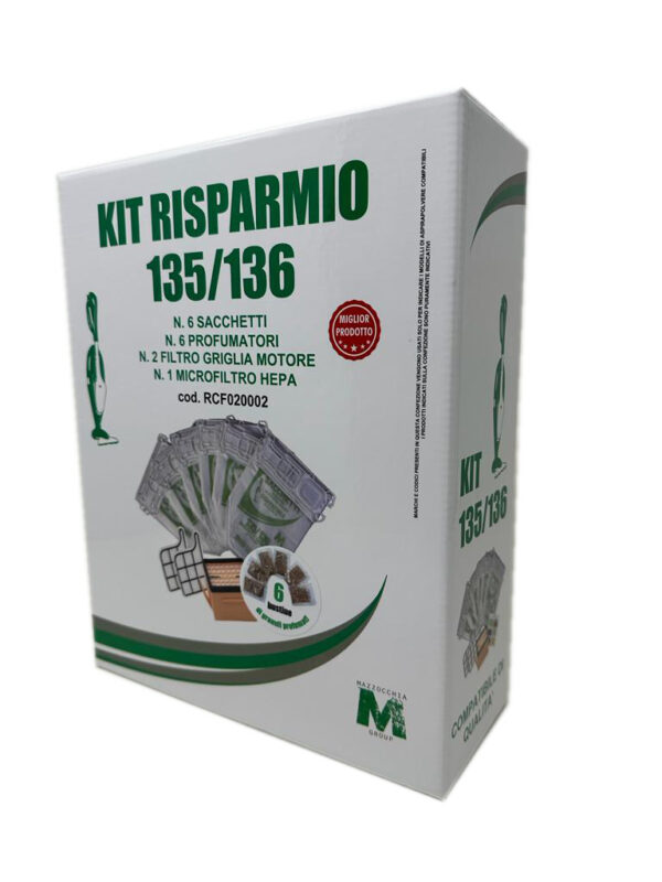 KIT RISPARMIO 135/6 CON GRANULI