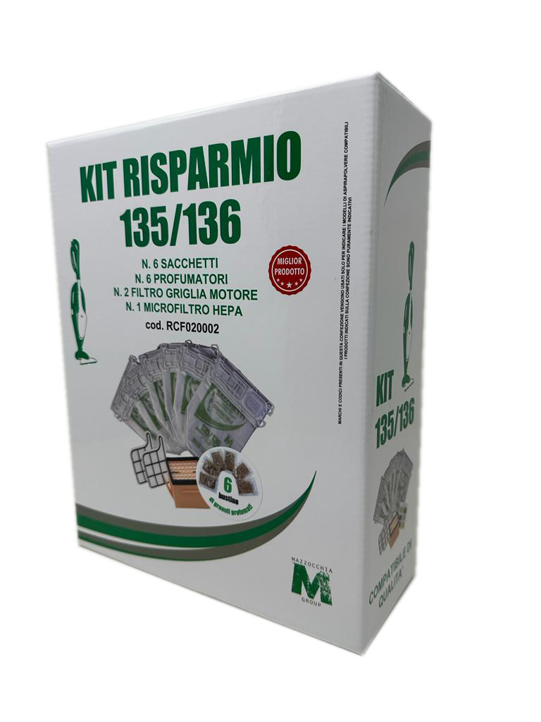 Featured image for “KIT RISPARMIO 135/6 CON GRANULI”