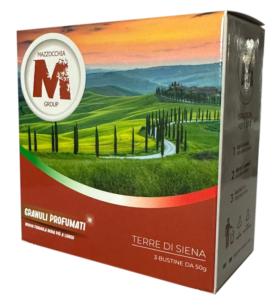 Featured image for “CONFEZIONE GRANULI PROFUMATI - TERRE DI SIENA”