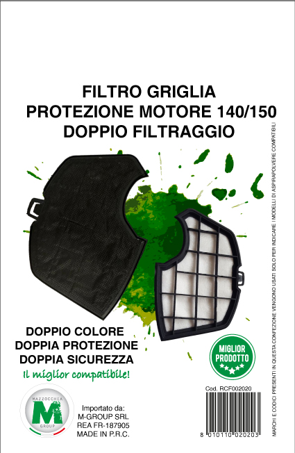 Featured image for “FILTRO GRIGLIA MOTORE 140/150 DOPPIO COLORE”